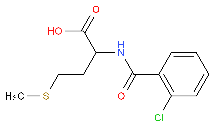 2-(2-Chloro-benzoylamino)-4-methylsulfanyl-butyric acid_Molecular_structure_CAS_65054-72-0)