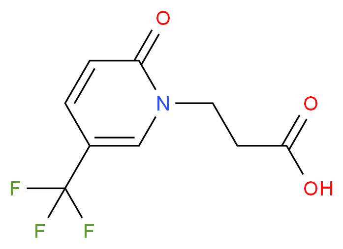 3-[1,2-Dihydro-2-oxo-5-(trifluoromethyl)pyrid-1-yl]propionic acid 97%_Molecular_structure_CAS_175277-72-2)