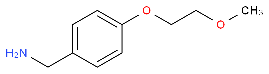 1-[4-(2-methoxyethoxy)phenyl]methanamine_Molecular_structure_CAS_)