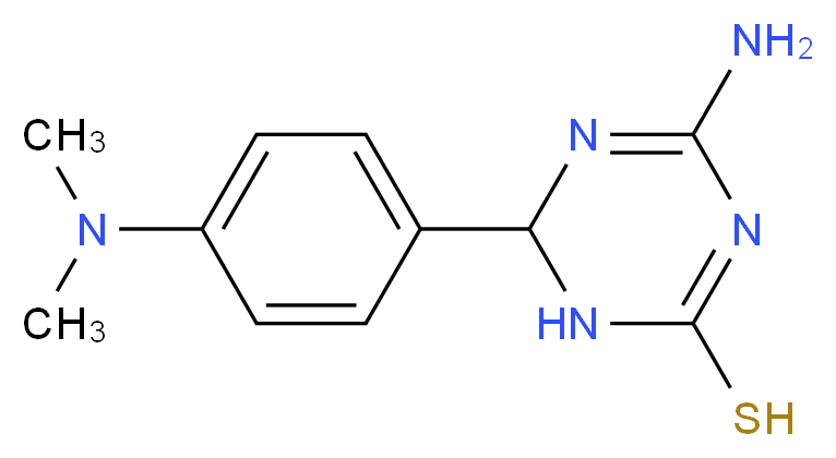 4-Amino-6-[4-(dimethylamino)phenyl]-1,6-dihydro-1,3,5-triazine-2-thiol_Molecular_structure_CAS_)
