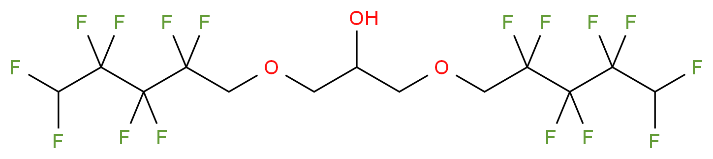 1,3-Bis(1H,1H,5H-perfluoropentoxy)propan-2-ol_Molecular_structure_CAS_)