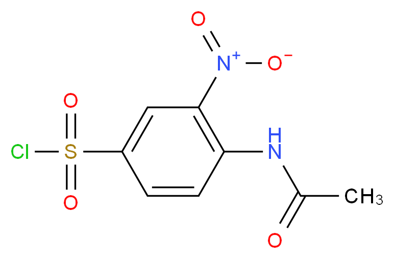 4-acetamido-3-nitrobenzene-1-sulfonyl chloride_Molecular_structure_CAS_)