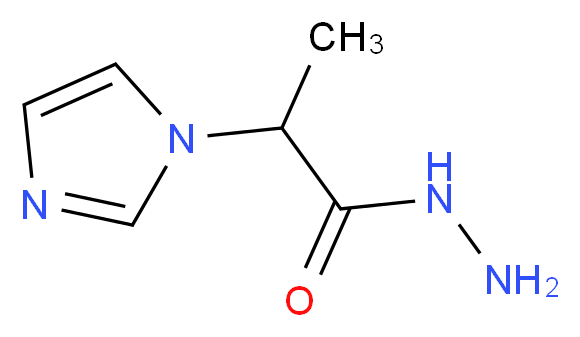 2-(1H-imidazol-1-yl)propanohydrazide_Molecular_structure_CAS_1256642-95-1)