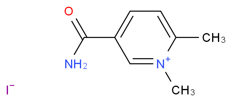 3-(Aminocarbonyl)-1,6-dimethyl-pyridinium Iodide_Molecular_structure_CAS_107971-06-2)