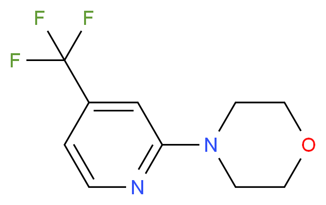 4-[4-(Trifluoromethyl)pyridin-2-yl]morpholine 97%_Molecular_structure_CAS_)