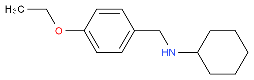 Cyclohexyl-(4-ethoxy-benzyl)-amine_Molecular_structure_CAS_)