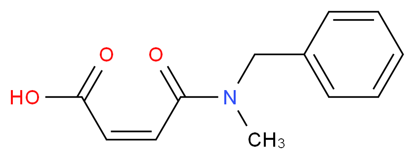(2Z)-4-[benzyl(methyl)amino]-4-oxobut-2-enoic acid_Molecular_structure_CAS_)