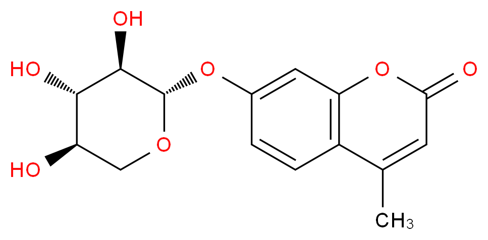 4-METHYLUMBELLIFERYL &alpha;-L-ARABINOPYRANOSIDE_Molecular_structure_CAS_69414-26-2)