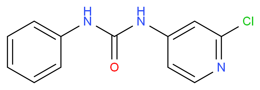N-(2-Chloro-4-pyridyl)-N′-phenylurea_Molecular_structure_CAS_68157-60-8)