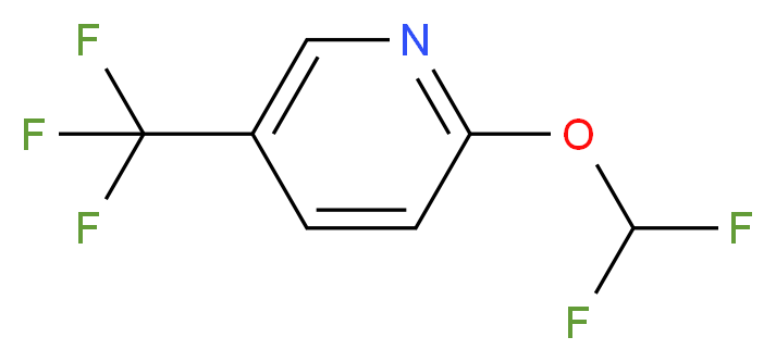 2-(DifluoroMethoxy)-5-(trifluoroMethyl)pyridine_Molecular_structure_CAS_1214328-65-0)