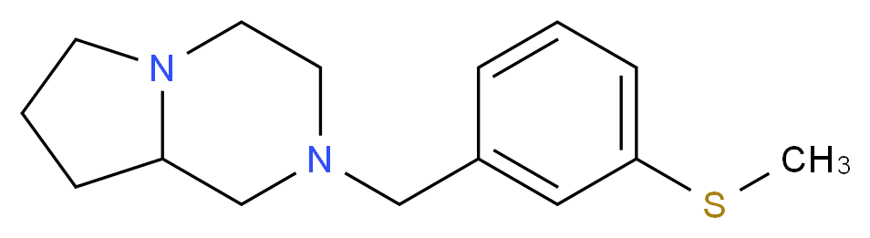 2-[3-(methylthio)benzyl]octahydropyrrolo[1,2-a]pyrazine_Molecular_structure_CAS_)