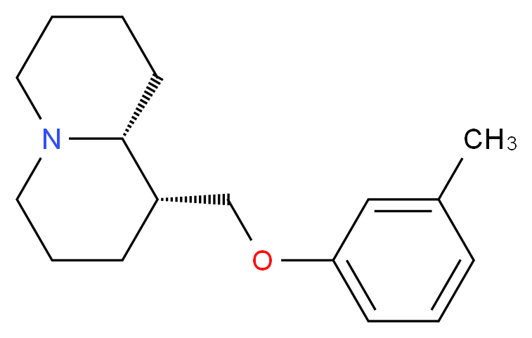 (1R,9aR)-1-[(3-methylphenoxy)methyl]octahydro-2H-quinolizine_Molecular_structure_CAS_)