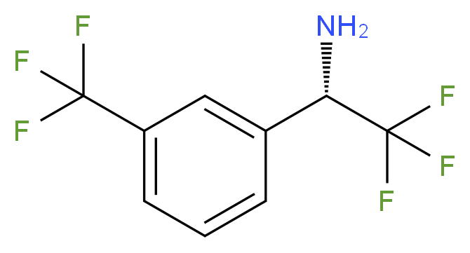 (1S)-2,2,2-TRIFLUORO-1-[3-(TRIFLUOROMETHYL)PHENYL]ETHYLAMINE_Molecular_structure_CAS_)