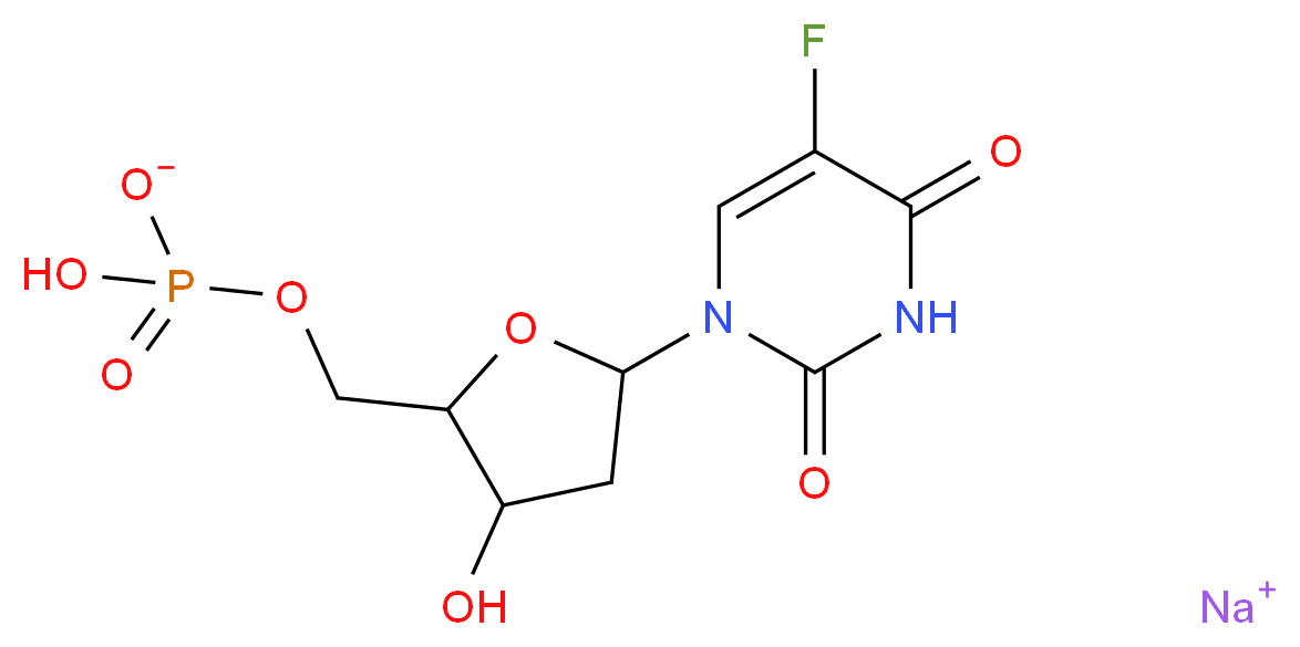 5-Fluoro-2′-deoxyuridine 5′-monophosphate sodium salt_Molecular_structure_CAS_103226-10-4)