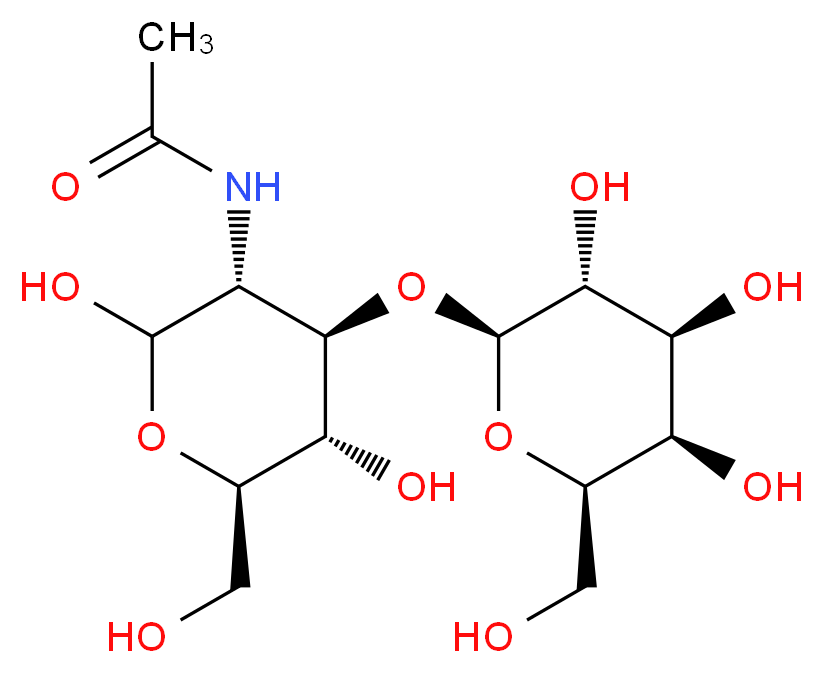 2-Acetamido-2-deoxy-3-O-(β-D-galactopyranosyl)-D-glucopyranose _Molecular_structure_CAS_50787-09-2)