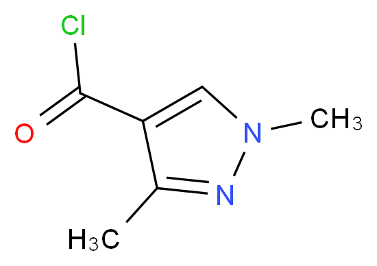 1,3-Dimethyl-1H-pyrazole-4-carbonyl chloride_Molecular_structure_CAS_113100-61-1)