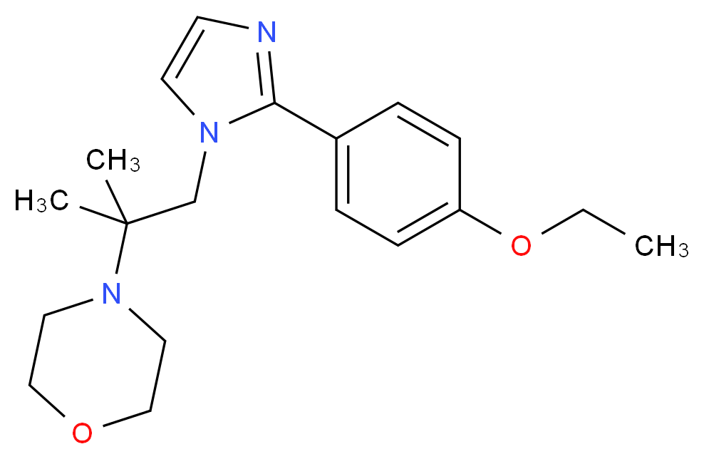 4-{2-[2-(4-ethoxyphenyl)-1H-imidazol-1-yl]-1,1-dimethylethyl}morpholine_Molecular_structure_CAS_)