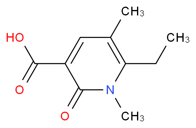 6-ethyl-1,5-dimethyl-2-oxo-1,2-dihydro-3-pyridinecarboxylic acid_Molecular_structure_CAS_1123169-29-8)