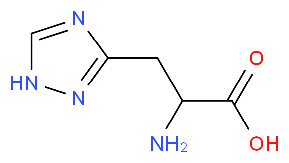 β-(1,2,4-Triazol-3-yl)-DL-alanine_Molecular_structure_CAS_10109-05-4)