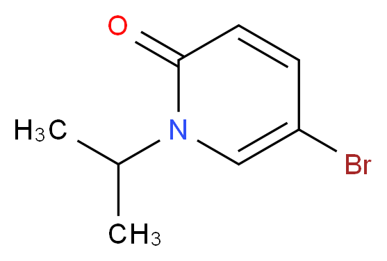 5-Bromo-1-isopropylpyridin-2(1H)-one_Molecular_structure_CAS_851087-08-6)