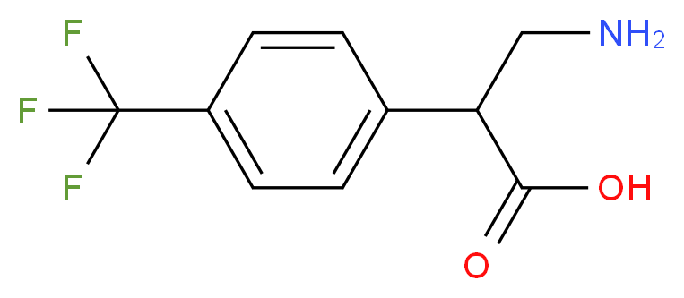 3-amino-2-(4-(trifluoromethyl)phenyl)propanoic acid_Molecular_structure_CAS_1060814-62-1)