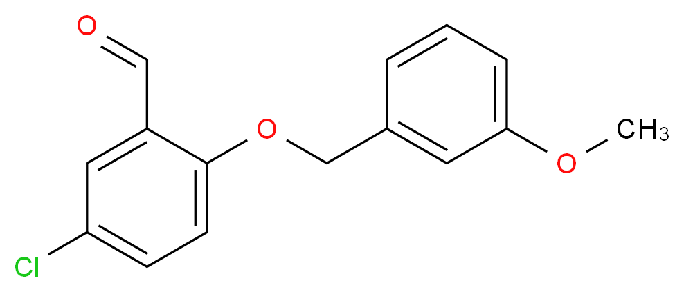 5-Chloro-2-[(3-methoxybenzyl)oxy]benzaldehyde_Molecular_structure_CAS_667412-71-7)