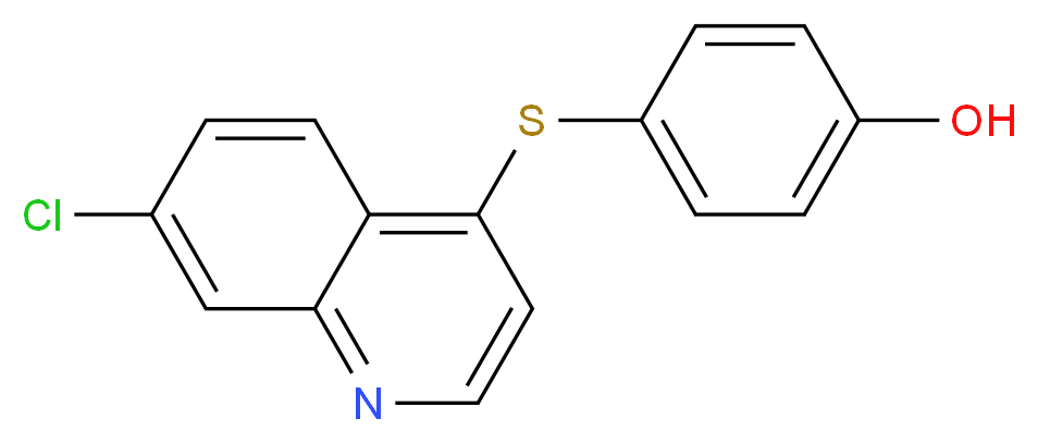 4-[(7-chloroquinolin-4-yl)sulfanyl]phenol_Molecular_structure_CAS_)