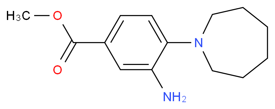 methyl 3-amino-4-(azepan-1-yl)benzoate_Molecular_structure_CAS_)