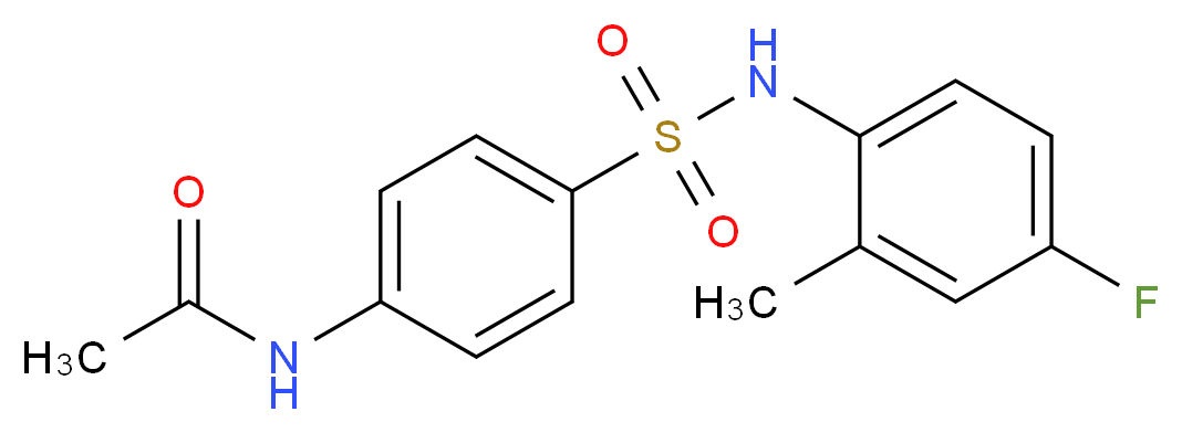 4'-(4-Fluoro-2-methylphenylsulfamoyl)acetanilide_Molecular_structure_CAS_)