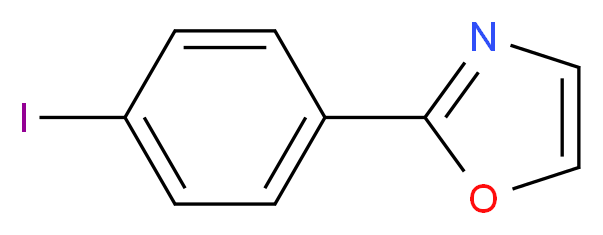 2-(4-Iodophenyl)-1,3-oxazole_Molecular_structure_CAS_)