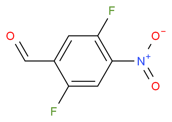 2,5-Difluoro-4-nitrobenzenecarbaldehyde_Molecular_structure_CAS_)