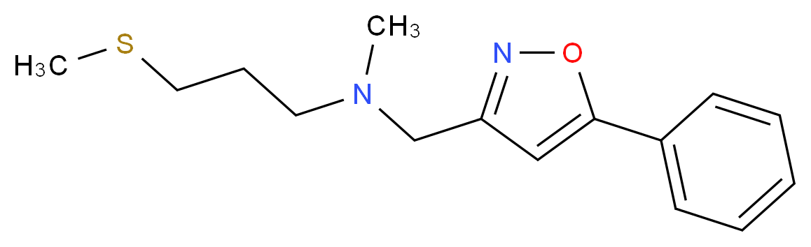 N-methyl-3-(methylthio)-N-[(5-phenylisoxazol-3-yl)methyl]propan-1-amine_Molecular_structure_CAS_)