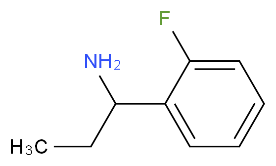 1-(2-Fluorophenyl)propylamine 97%_Molecular_structure_CAS_473249-01-3)