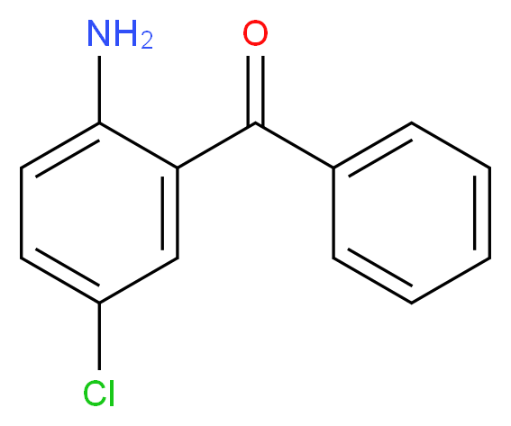 (2-amino-5-chlorophenyl)(phenyl)methanone_Molecular_structure_CAS_)