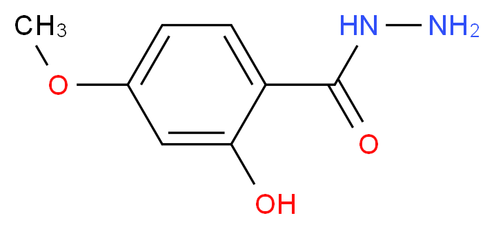 2-Hydroxy-4-methoxybenzenecarbohydrazide_Molecular_structure_CAS_41697-08-9)