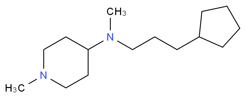 N-(3-cyclopentylpropyl)-N,1-dimethyl-4-piperidinamine_Molecular_structure_CAS_)