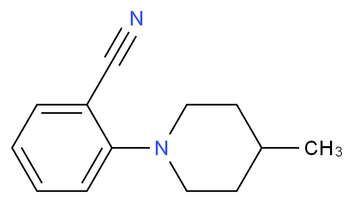 2-(4-Methylpiperidin-1-yl)benzonitrile_Molecular_structure_CAS_158115-67-4)
