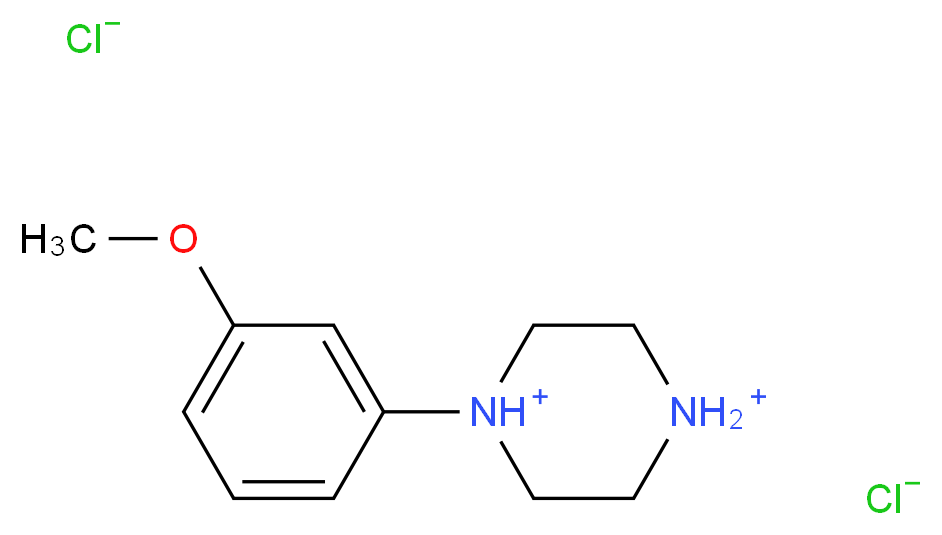 1-(3-Methoxyphenyl)piperazine dihydrochloride_Molecular_structure_CAS_6968-76-9)