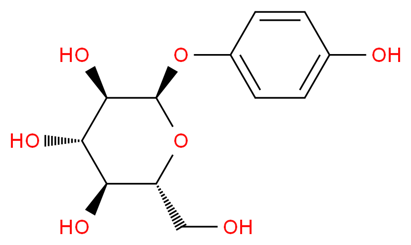 4-Hydroxyphenyl a-D-glucopyranoside_Molecular_structure_CAS_84380-01-8)