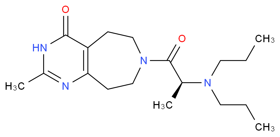 7-[(2S)-2-(dipropylamino)propanoyl]-2-methyl-3,5,6,7,8,9-hexahydro-4H-pyrimido[4,5-d]azepin-4-one_Molecular_structure_CAS_)