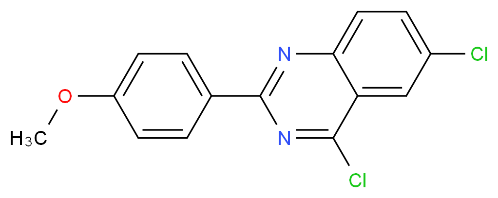 4,6-DICHLORO-2-(4-METHOXY-PHENYL)-QUINAZOLINE_Molecular_structure_CAS_461036-87-3)