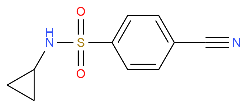 4-cyano-N-cyclopropylbenzenesulfonamide_Molecular_structure_CAS_)