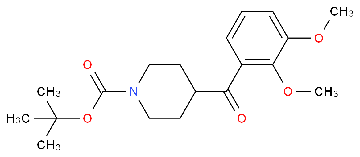 N-Boc-(2,3-dimethoxyphenyl)-4-piperidinylmethanone _Molecular_structure_CAS_139290-71-4)