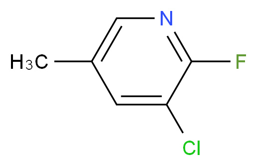 3-Chloro-2-fluoro-5-methylpyridine_Molecular_structure_CAS_)