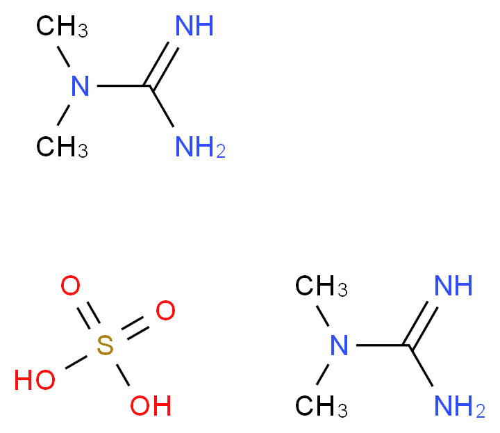bis(1,1-dimethylguanidine); sulfuric acid_Molecular_structure_CAS_)