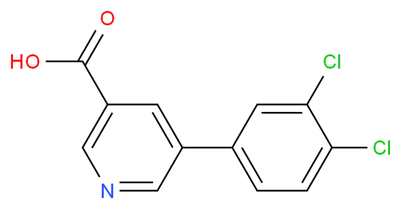 5-(3,4-Dichlorophenyl)nicotinic acid_Molecular_structure_CAS_926255-89-2)