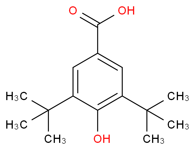 3,5-Di-tert-butyl-4-hydroxybenzoic acid_Molecular_structure_CAS_1421-49-4)