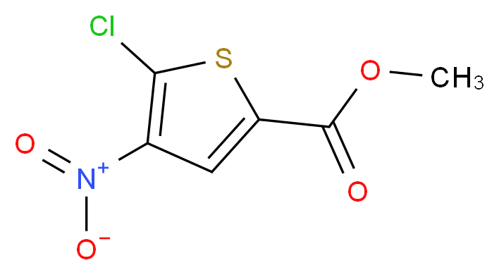 methyl 5-chloro-4-nitrothiophene-2-carboxylate_Molecular_structure_CAS_57800-76-7)