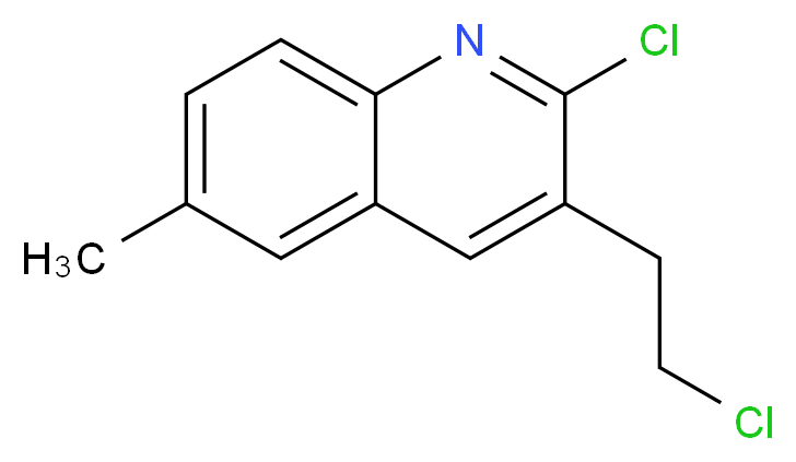 2-CHLORO-3-(2-CHLOROETHYL)-6-METHYLQUINOLINE_Molecular_structure_CAS_62595-02-2)