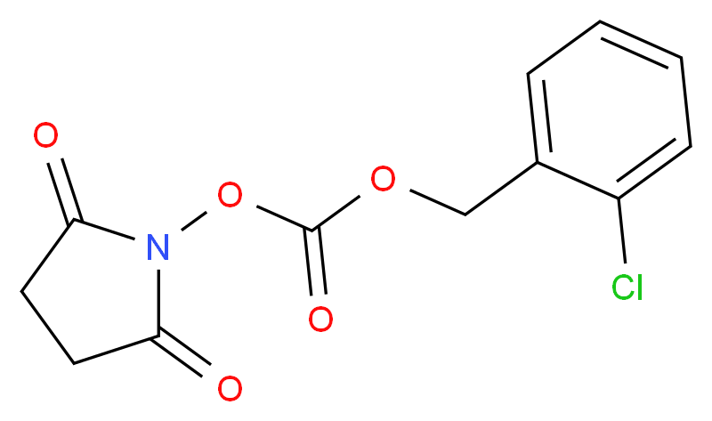 2-Chlorobenzyl (2,5-dioxopyrrolidin-1-yl) carbonate_Molecular_structure_CAS_65853-65-8)